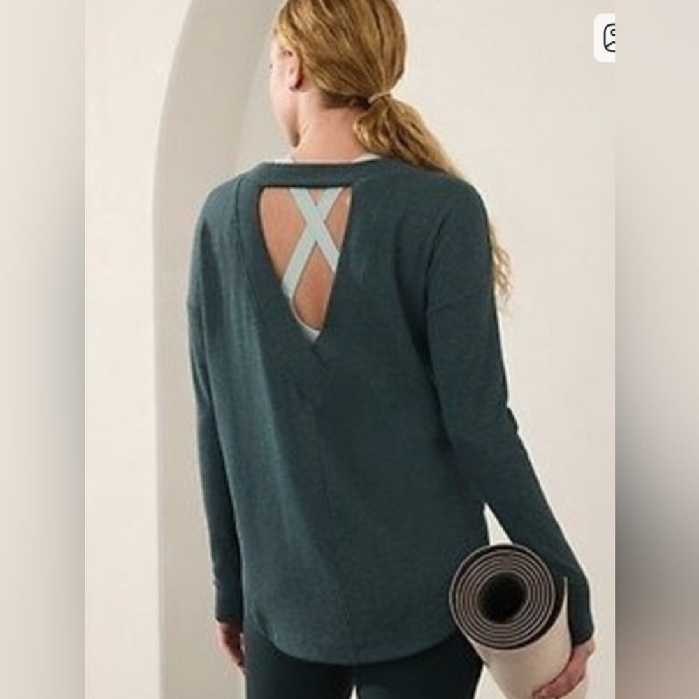 Athleta Sweatshirt In BLACK (stock Photo Is 1st Picture) Small, Prescence